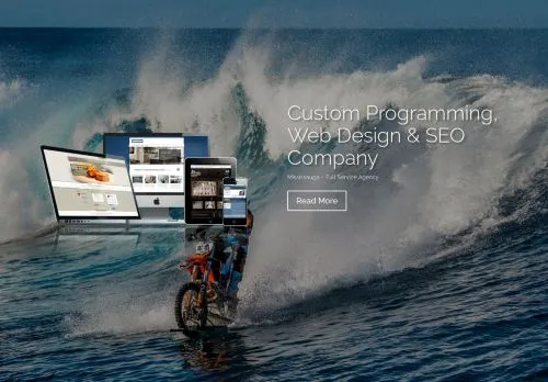 webpage desktop image