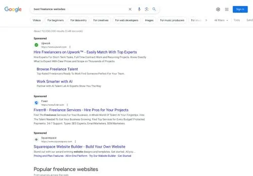 webpage desktop image