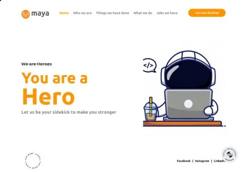 webpage desktop image