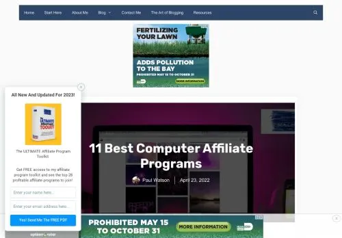 webpage desktop image