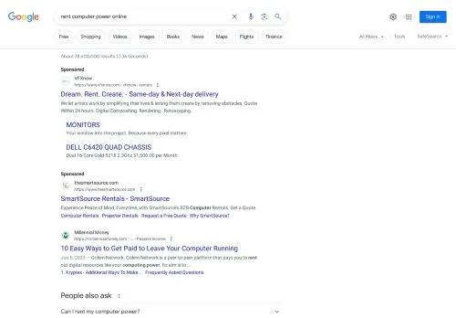 webpage desktop image