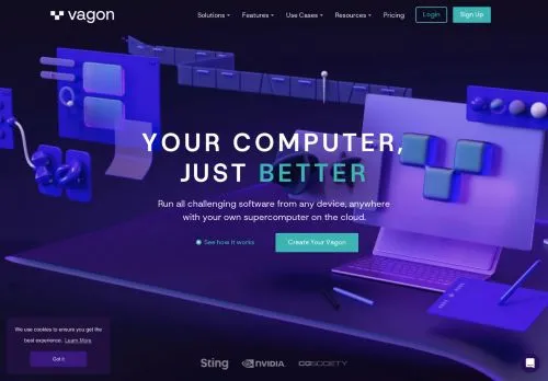 webpage desktop image