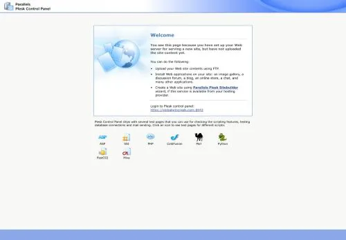 webpage desktop image