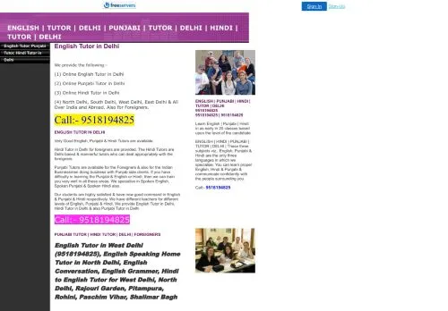 webpage desktop image