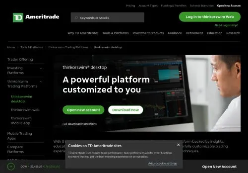 webpage desktop image