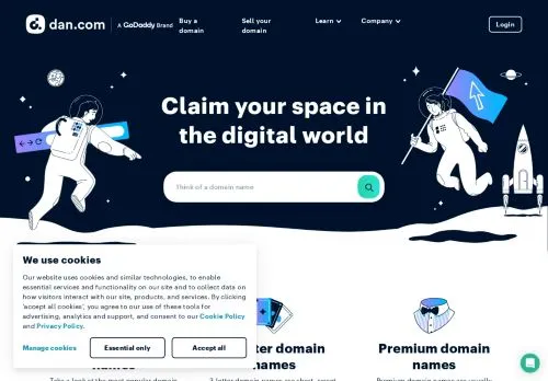 webpage desktop image