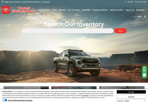 webpage desktop image