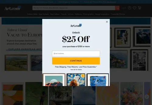 webpage desktop image