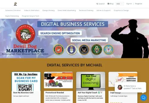 webpage desktop image