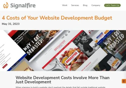webpage desktop image