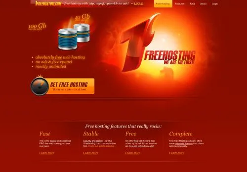 webpage desktop image
