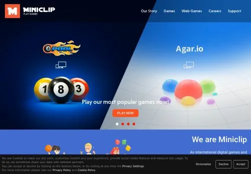 webpage desktop image