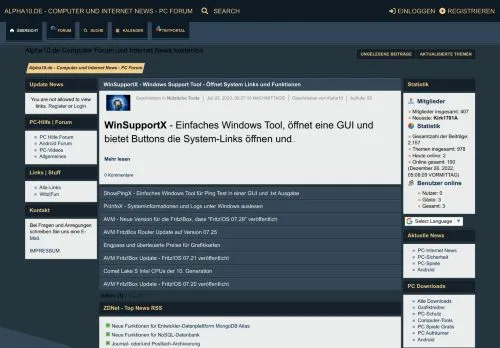 webpage desktop image