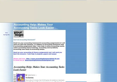 webpage desktop image