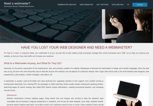 webpage desktop image