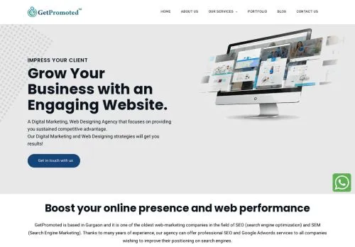 webpage desktop image