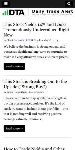 webpage mobile image