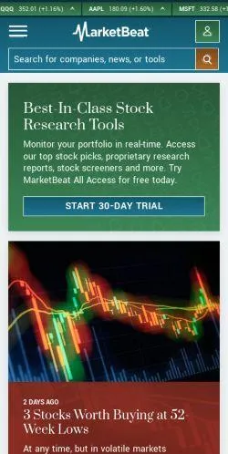 webpage mobile image
