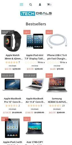 webpage mobile image