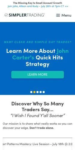 webpage mobile image