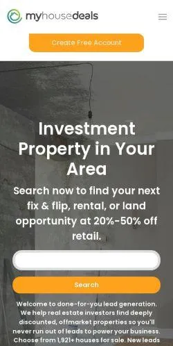 webpage mobile image