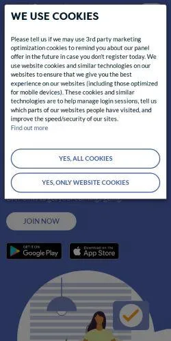webpage mobile image