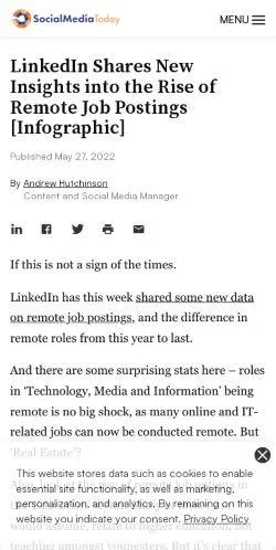 webpage mobile image