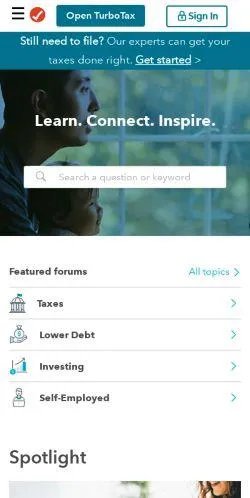 webpage mobile image