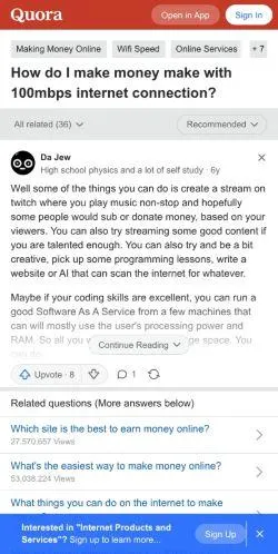 webpage mobile image