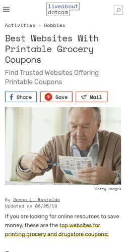 webpage mobile image