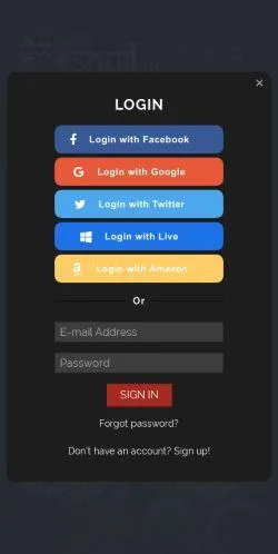 webpage mobile image