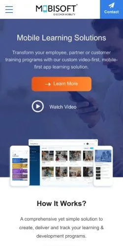 webpage mobile image