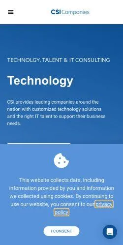 webpage mobile image