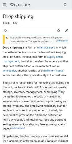 webpage mobile image