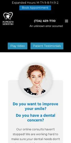 webpage mobile image