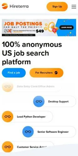 webpage mobile image