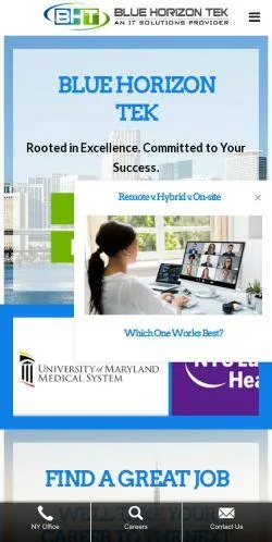 webpage mobile image