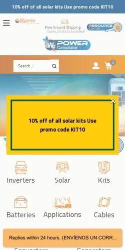 webpage mobile image