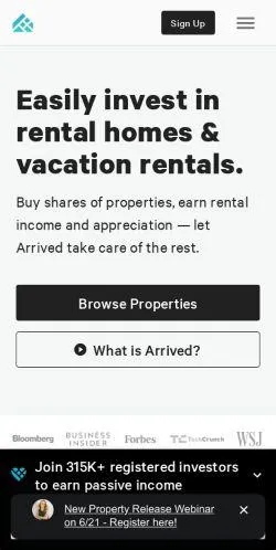 webpage mobile image