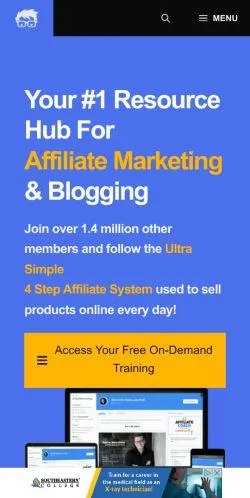 webpage mobile image