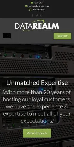 webpage mobile image