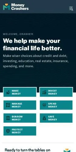 webpage mobile image