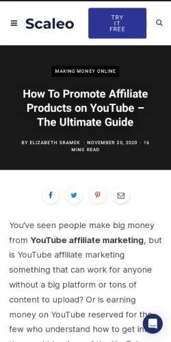 webpage mobile image