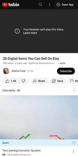 webpage mobile image