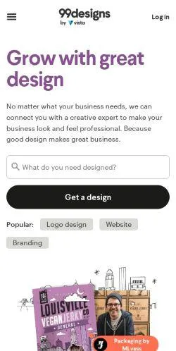 webpage mobile image