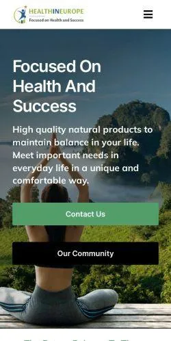 webpage mobile image
