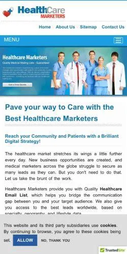 webpage mobile image