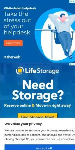 webpage mobile image