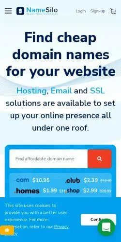 webpage mobile image