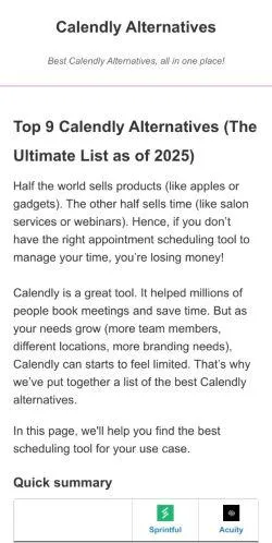 webpage mobile image